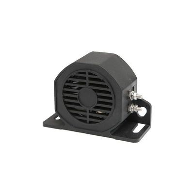 Alerte de secours IP67 à chariot élévateur noir à chariot élévateur en marche arrière Beeper 15W avec matériau en nylon durable