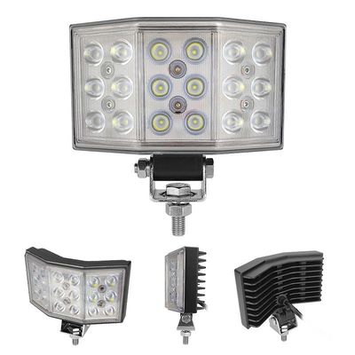 12V 54W IP67 Lumière de travail LED imperméable à l'eau pour camion tracteur avec boîtier en aluminium coulé