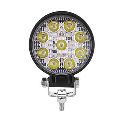 Lumière de travail LED ronde de véhicule mini 27W