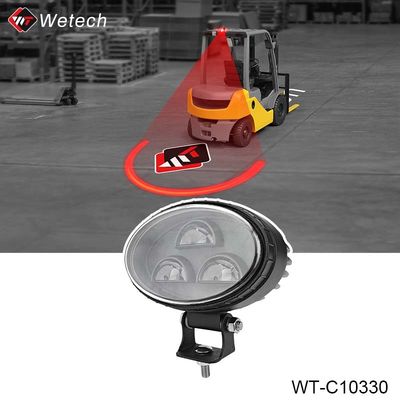Lumière d'arc de chariot élévateur IP67 30W Lumières de chariot élévateur 10V - 80V Pour la sécurité des piétons et la zone de chariot élévateur