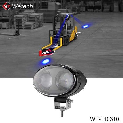 10V - 80V Blue LED Spot Light IP67 Truck Spot Lights avec support de montage en acier inoxydable