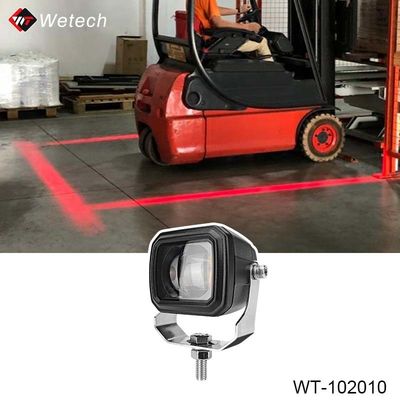 10V - 80V Forklift lumière rouge zone 10W Blue Forklift lumières avec le logement en aluminium sous pression