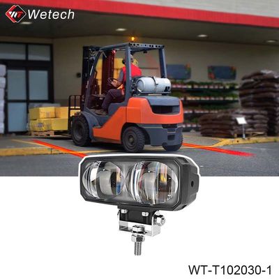 Lumière de zone rouge 30W LED Lampes de chariot élévateur étanches