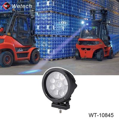 Lumière à tache bleue pour chariot élévateur sur mesure 45W Lumières de sécurité pour chariot élévateur IP67