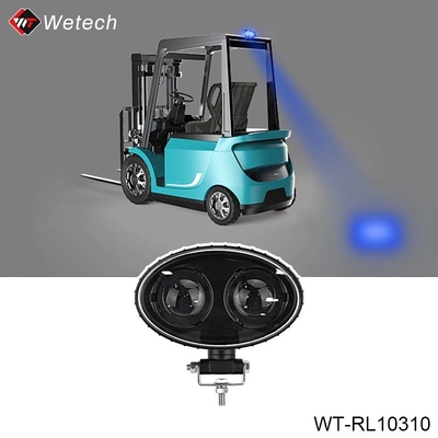 PMMA Lens Waterproof IP67 Blue LED Spot Light WT-RL10310 pour les camions et les équipements de génie