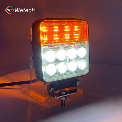 Phare de travail pour véhicule tout-terrain à LED de 24W avec clignotant, étanche IP67 et prise en charge des paiements USD