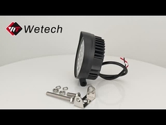 Lumière de travail LED ronde de véhicule mini 27W