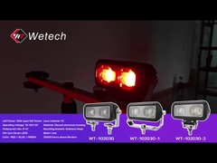WT-102030 Feux de travail pour chariot élévateur 12V 24V Feux de sécurité piétons pour chariot élévateur 30W