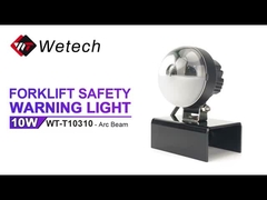 WT-T10310 Lampe de sécurité d'arc pour chariot élévateur IP67 10W Feux latéraux rouges pour chariot élévateur