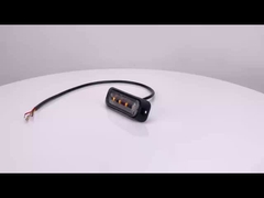 WT-TC10912-2 Feux d'avertissement stroboscopiques à LED 12V - 24V - Feux stroboscopiques IP67 pour véhicule