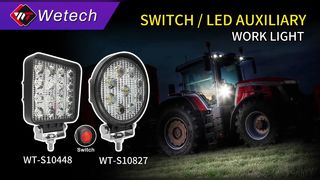 Illuminez votre chantier Lampe de tracteur LED 24 W